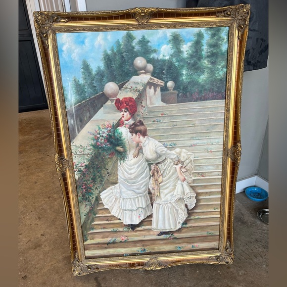 Vintage oil painting